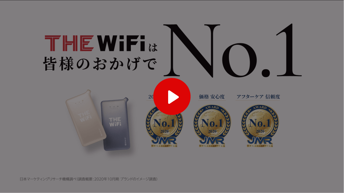 THE WiFi No.1受賞 10の理由