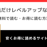 俺だけレベルアップな件を漫画bank/漫画バンク/manga1000の海賊版で全巻無料で読む危険性！単行本がお得に読めるサイトも調査