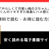 やらしくて可愛い俺の凛ちゃん。～隣人後輩くんのイキすぎた執着にハメ堕とされる～をrawや無料で漫画を読む危険性！お得なサイトも調査