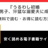 うるわし初婚～純朴男子、獰猛な溺愛夫に成る～をrawや無料で漫画を読む危険性！お得なサイトも調査